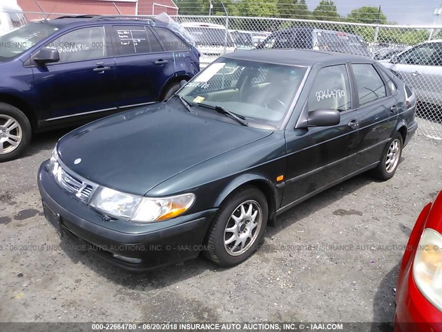 YS3DD58H9Y2037991 - 2000 SAAB 9-3 GREEN photo 2