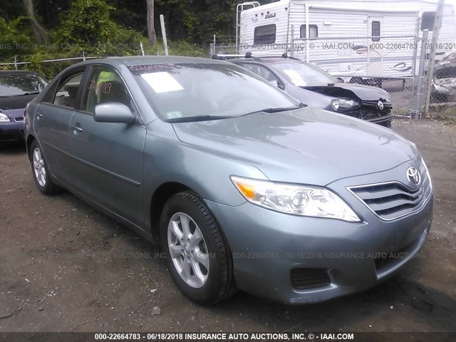 4T4BF3EK2BR099145 - 2011 TOYOTA CAMRY SE/LE/XLE TURQUOISE photo 1