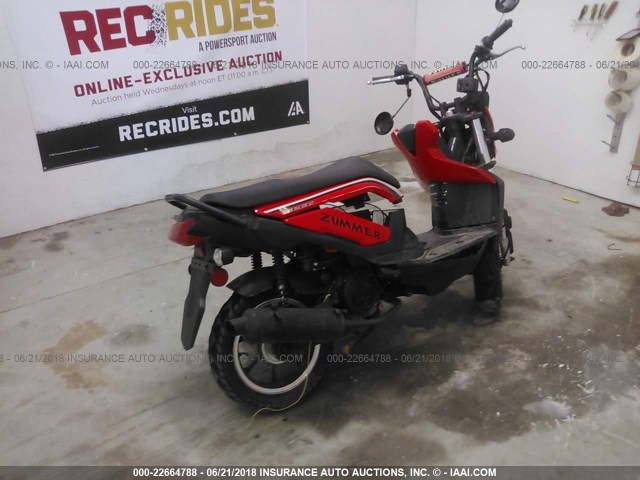 L9NTEACU2F1000718 - 2015 TAO TAO MOPED  RED photo 4