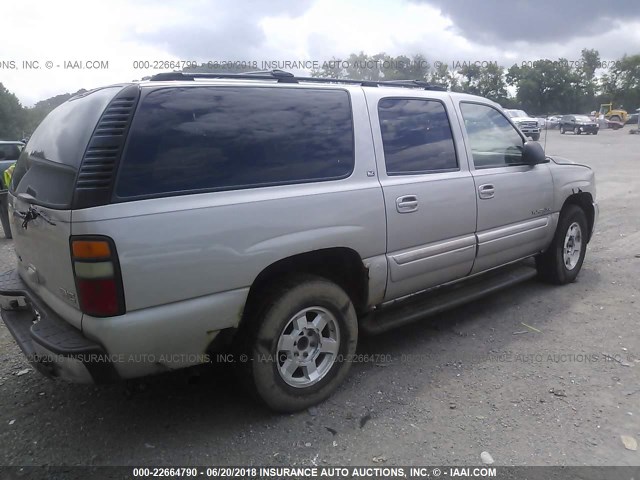 3GKFK16Z75G200879 - 2005 GMC YUKON XL K1500 SILVER photo 4