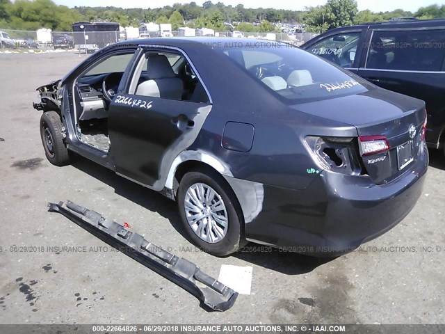 4T1BF1FK9CU144838 - 2012 TOYOTA CAMRY SE/LE/XLE GRAY photo 3