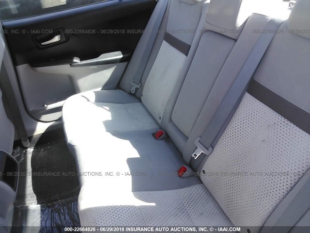 4T1BF1FK9CU144838 - 2012 TOYOTA CAMRY SE/LE/XLE GRAY photo 8
