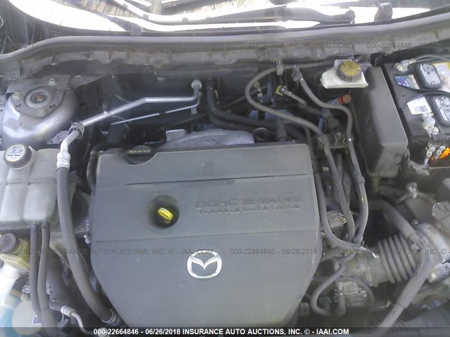 JM1BL1W6XB1394315 - 2011 MAZDA 3 S SILVER photo 10