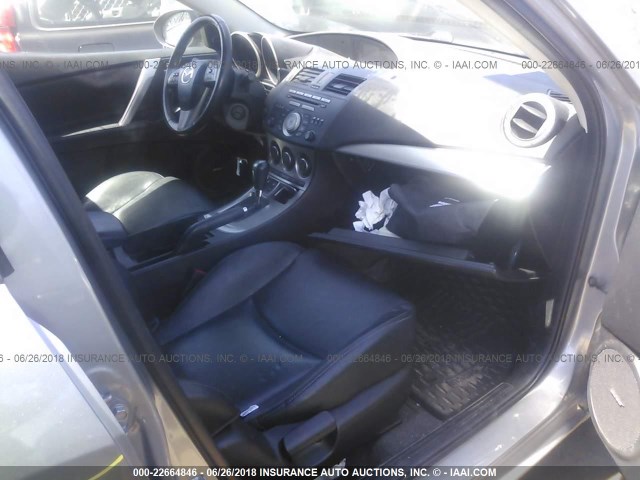 JM1BL1W6XB1394315 - 2011 MAZDA 3 S SILVER photo 5