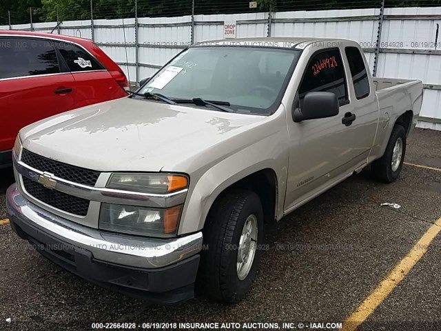 1GCCS198348169104 - 2004 CHEVROLET COLORADO SILVER photo 2