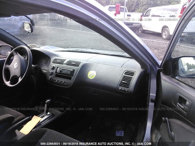 1HGEM22195L004776 - 2005 HONDA CIVIC DX VP Gümüş foto 5