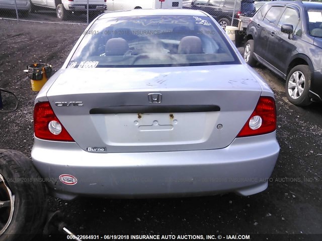 1HGEM22195L004776 - 2005 HONDA CIVIC DX VP Gümüş foto 8