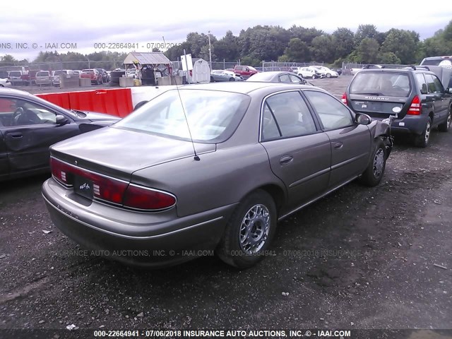 2G4WS52J541251271 - 2004 BUICK CENTURY CUSTOM TAN photo 4