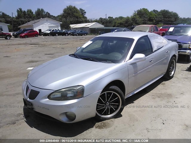 2G2WP522641322237 - 2004 PONTIAC GRAND PRIX GT SILVER photo 2