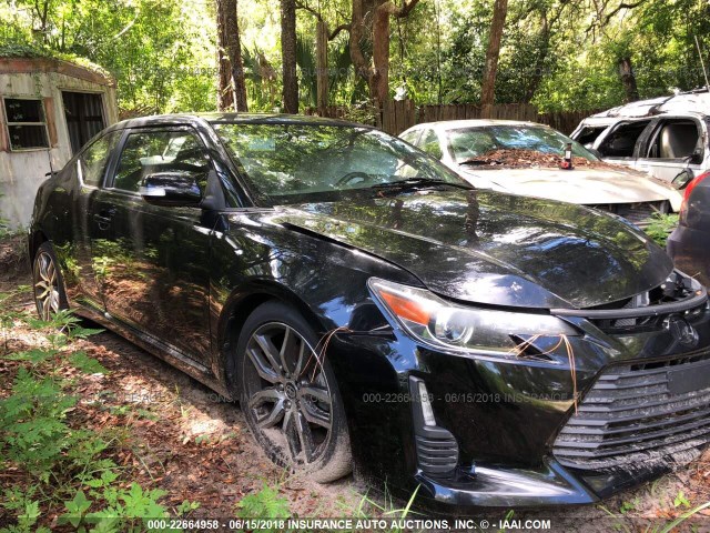 JTKJF5C72E3086533 - 2014 TOYOTA SCION TC შავი ფოტო 1