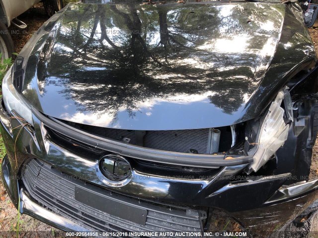 JTKJF5C72E3086533 - 2014 TOYOTA SCION TC შავი ფოტო 10