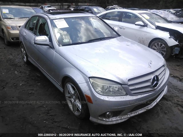 WDDGF56X78R031984 - 2008 MERCEDES-BENZ C 350 SILVER photo 1