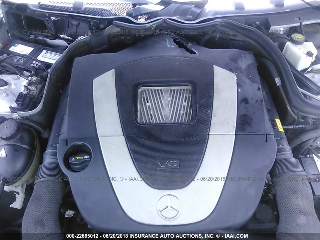 WDDGF56X78R031984 - 2008 MERCEDES-BENZ C 350 SILVER photo 10