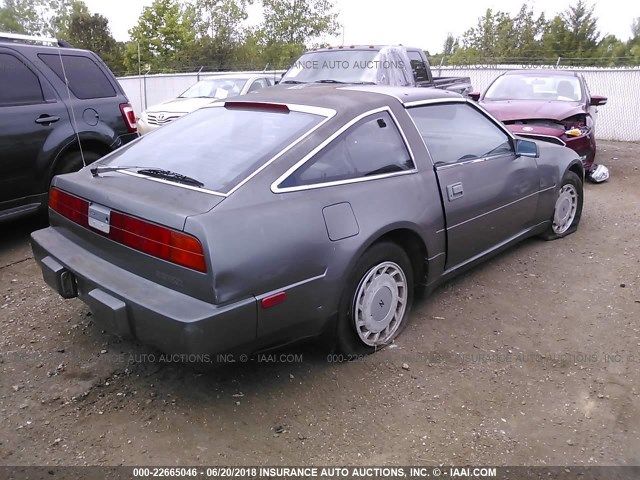 JN1HZ16S8JX202829 - 1988 NISSAN 300ZX 2+2 GRAY photo 4