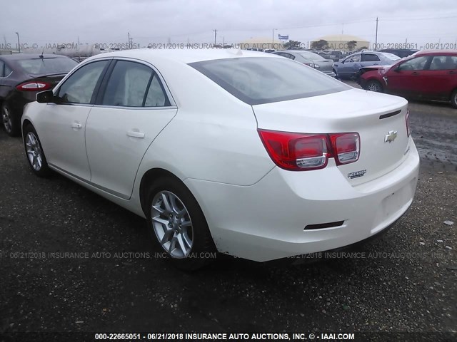 1G11D5SR2DF292523 - 2013 CHEVROLET MALIBU 1LT თეთრი ფოტო 3