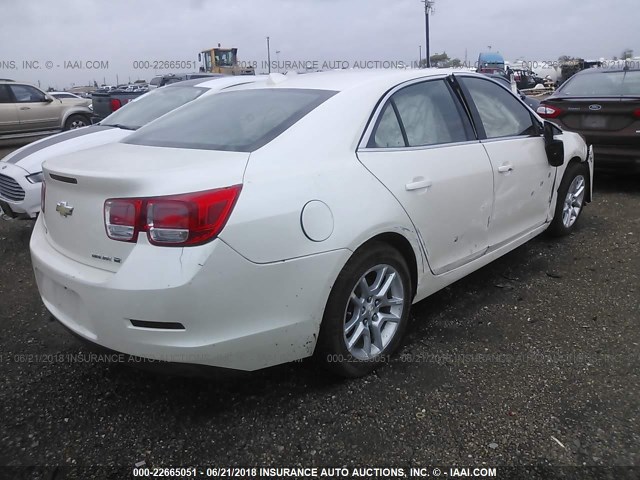 1G11D5SR2DF292523 - 2013 CHEVROLET MALIBU 1LT თეთრი ფოტო 4