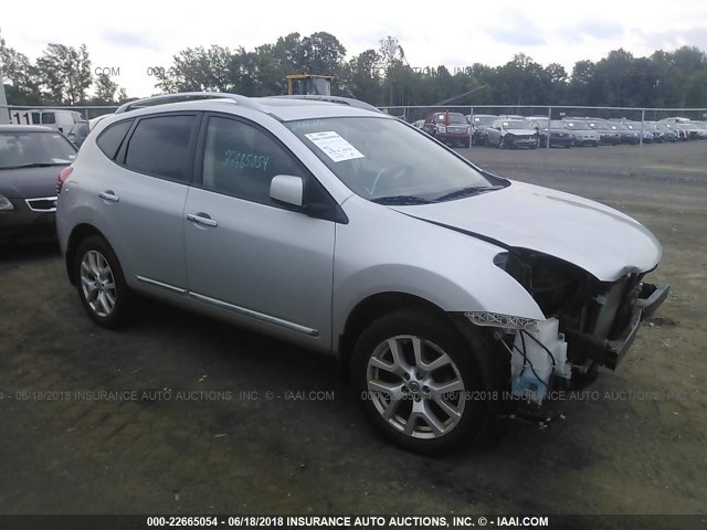 JN8AS5MV8BW686665 - 2011 NISSAN ROGUE S/SV/KROM GRAY photo 1