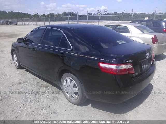 4T1BE46K68U239742 - 2008 TOYOTA CAMRY CE/LE/XLE/SE BLACK photo 3