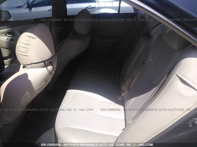 4T1BE46K68U239742 - 2008 TOYOTA CAMRY CE/LE/XLE/SE BLACK photo 8