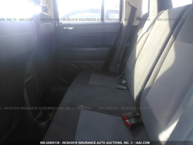 1C4NJPBB8CD619016 - 2012 JEEP PATRIOT SPORT 灰色 照片 8