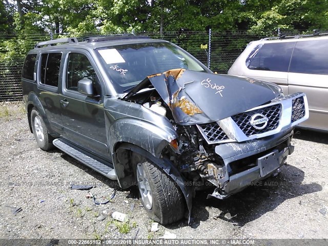 5N1AR18W65C744101 - 2005 NISSAN PATHFINDER LE/SE/XE GRAY photo 1