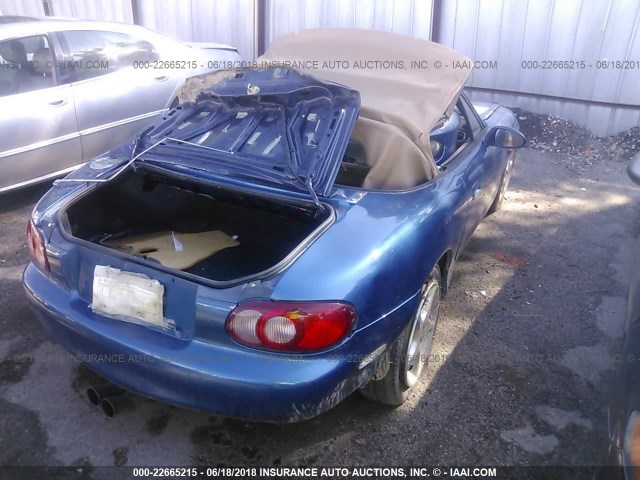 JM1NB353120230766 - 2002 MAZDA MX-5 MIATA LS BLUE photo 4