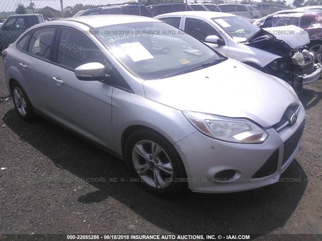 1FADP3F27EL124317 - 2014 FORD FOCUS SE SILVER photo 1