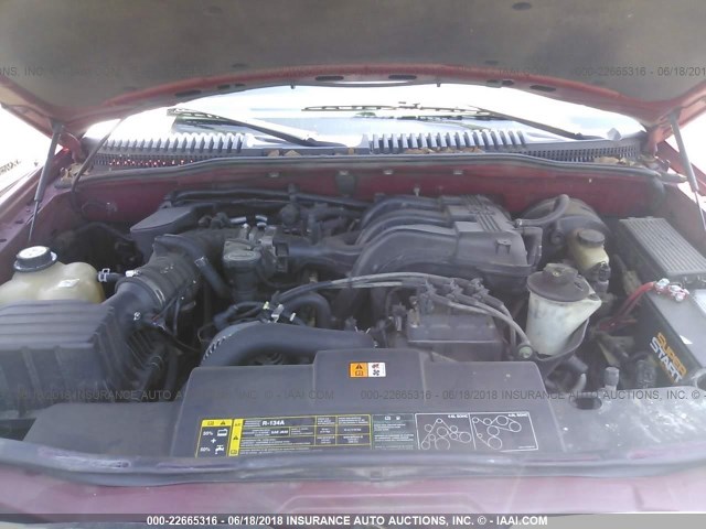 1FMZU63K24UA06436 - 2004 FORD EXPLORER XLT/XLT SPORT/NBX 红色 照片 10