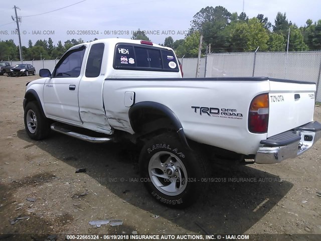 4TASM92N5XZ511666 - 1999 TOYOTA TACOMA XTRACAB PRERUNNER თეთრი ფოტო 3