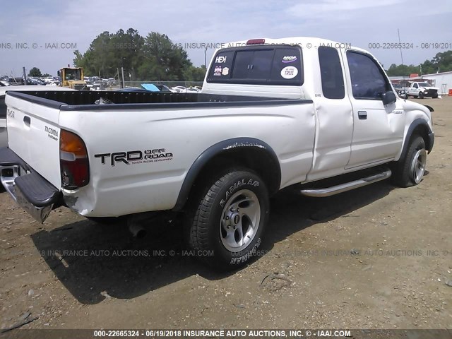 4TASM92N5XZ511666 - 1999 TOYOTA TACOMA XTRACAB PRERUNNER თეთრი ფოტო 4