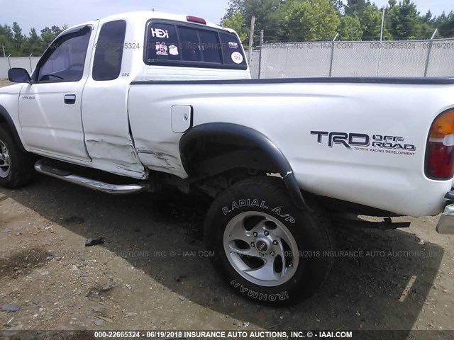 4TASM92N5XZ511666 - 1999 TOYOTA TACOMA XTRACAB PRERUNNER WHITE photo 6