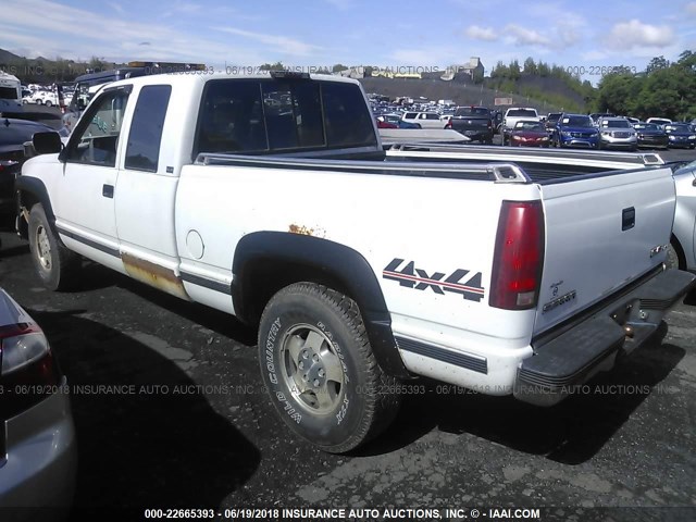 2GTEK19K9R1530236 - 1994 GMC SIERRA K1500 WHITE photo 3