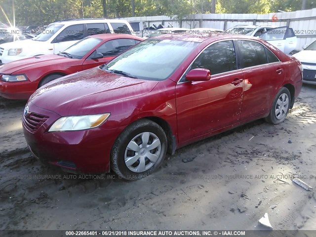 4T1BE46K39U348516 - 2009 TOYOTA CAMRY SE/LE/XLE 红色 照片 2