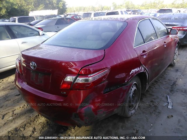 4T1BE46K39U348516 - 2009 TOYOTA CAMRY SE/LE/XLE 红色 照片 6