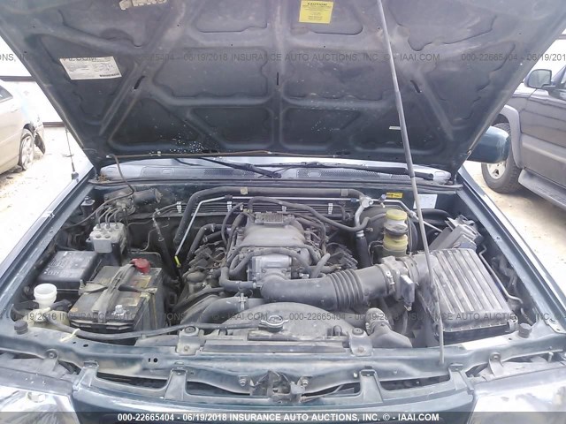 4S6CK58W514416183 - 2001 HONDA PASSPORT EX/LX მწვანე ფოტო 10