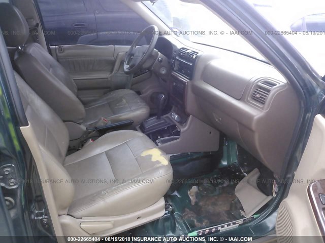 4S6CK58W514416183 - 2001 HONDA PASSPORT EX/LX მწვანე ფოტო 5