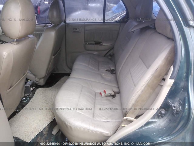 4S6CK58W514416183 - 2001 HONDA PASSPORT EX/LX მწვანე ფოტო 8