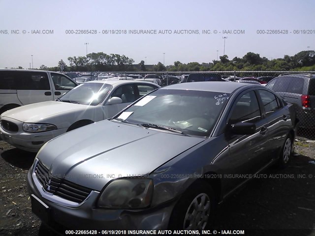 4A3AB36F97E078797 - 2007 MITSUBISHI GALANT ES GRAY photo 2