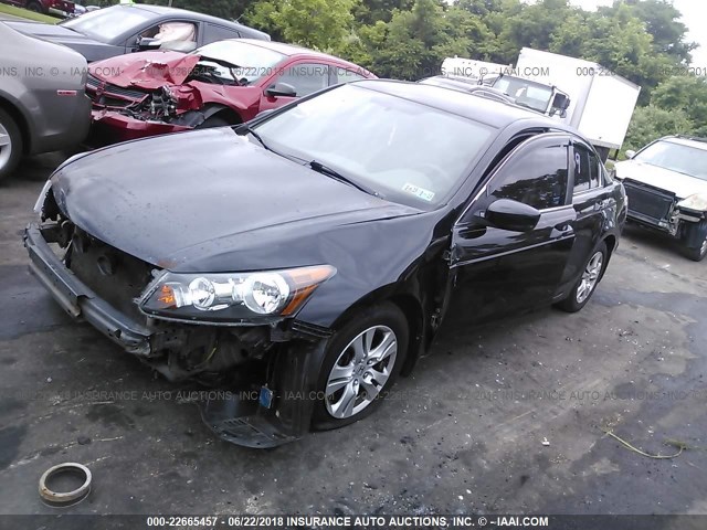 1HGCP26438A045925 - 2008 HONDA ACCORD LXP BLACK photo 2