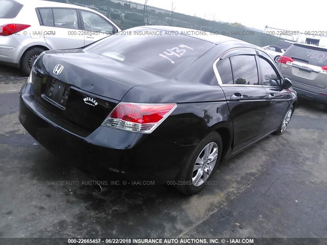 1HGCP26438A045925 - 2008 HONDA ACCORD LXP BLACK photo 4