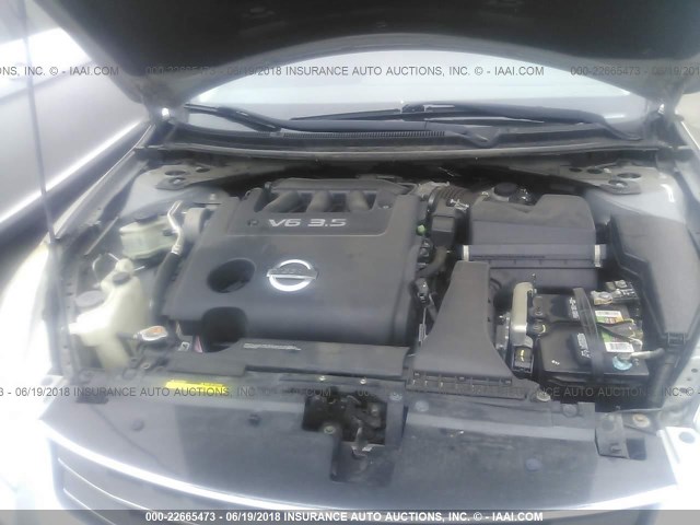 1N4BL2AP2CN404518 - 2012 NISSAN ALTIMA SR SILVER photo 10