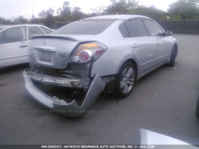 1N4BL2AP2CN404518 - 2012 NISSAN ALTIMA SR SILVER photo 4