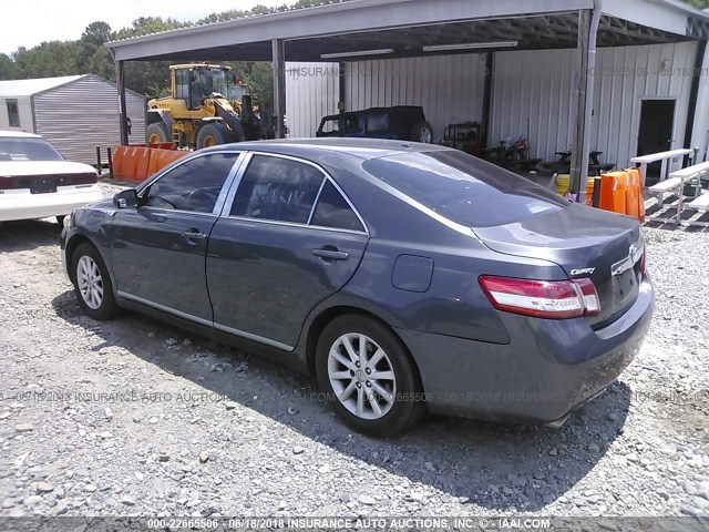 4T1BK3EK0BU127143 - 2011 TOYOTA CAMRY SE/LE/XLE 灰色 照片 3