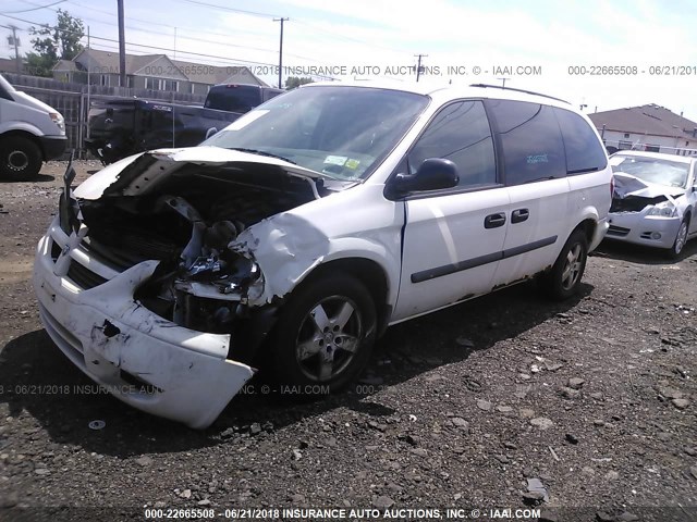 1D4GP24R77B177998 - 2007 DODGE GRAND CARAVAN SE WHITE photo 2