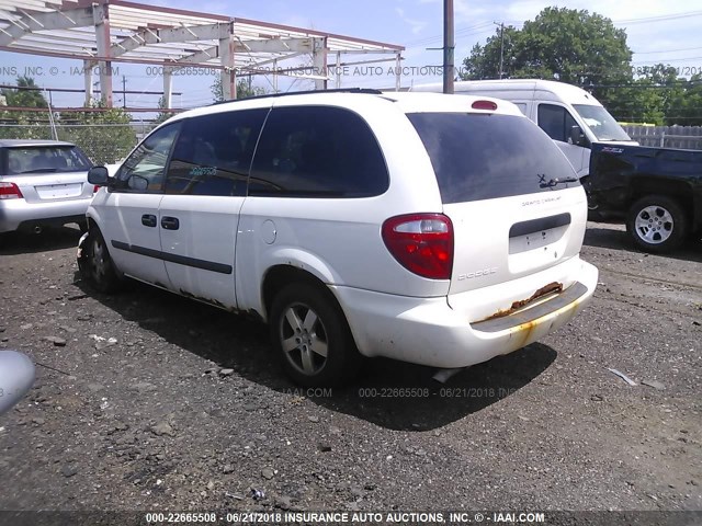 1D4GP24R77B177998 - 2007 DODGE GRAND CARAVAN SE WHITE photo 3