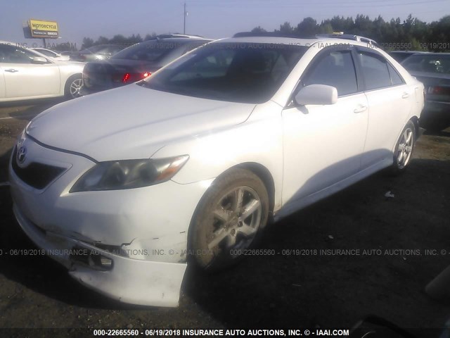 4T1BE46K18U780309 - 2008 TOYOTA CAMRY CE/LE/XLE/SE WHITE photo 2