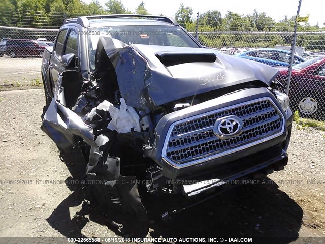 3TMCZ5AN2HM062034 - 2017 TOYOTA TACOMA DBL CAB/SR/TRDSPT/OR/PRO ნაცრისფერი ფოტო 6