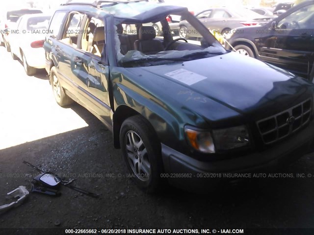 JF1SF6552YH704959 - 2000 SUBARU FORESTER S Yaşıl foto 6
