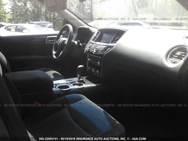 5N1AR2MNXDC626957 - 2013 NISSAN PATHFINDER S/SV/SL/PLATINUM 蓝色 照片 5