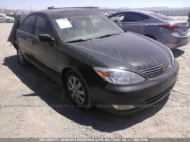 4T1BF32K54U072622 - 2004 TOYOTA CAMRY LE/XLE/SE შავი ფოტო 1